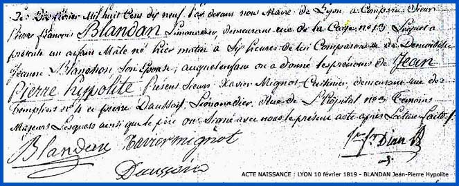 Lyon Acte Naissance Blandan Jean Pierre Hypolite.jpg