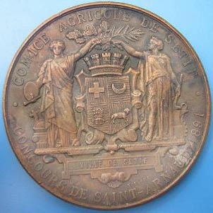 Fichier:Saint-Arnaud - Médaille agricole.jpg