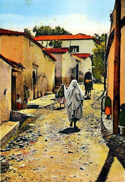Fichier:Une rue du quartier arabe.jpg